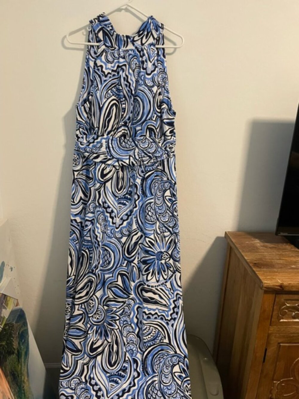 NWT LILLY PULITZER SIZE XL WYOTA MAXI DRESS *GIVE IT A WHIRL* RESORT WHITE